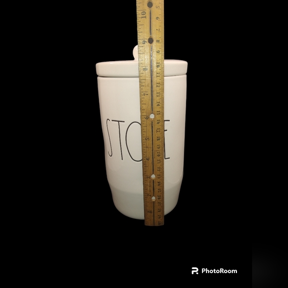Rae Dunn "STORE" Ceramic Canister - Color: WHITE - Picture 11 of 12